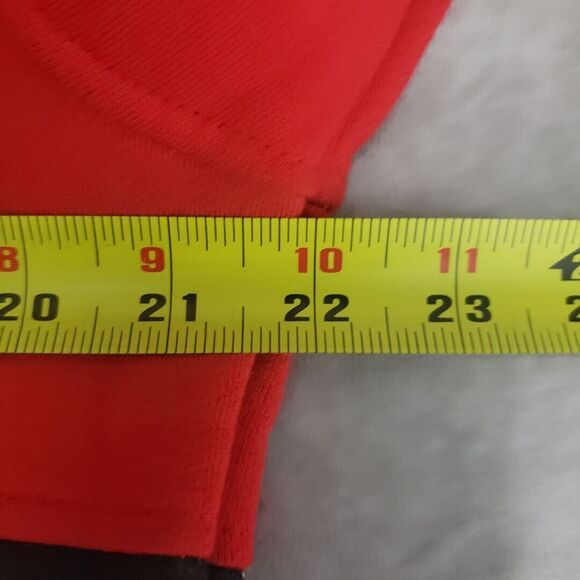 Hudson Outerwear Sweatshirt Mens Medium Red Cotton Fleece Pullover Sweater - Picture 11 of 11